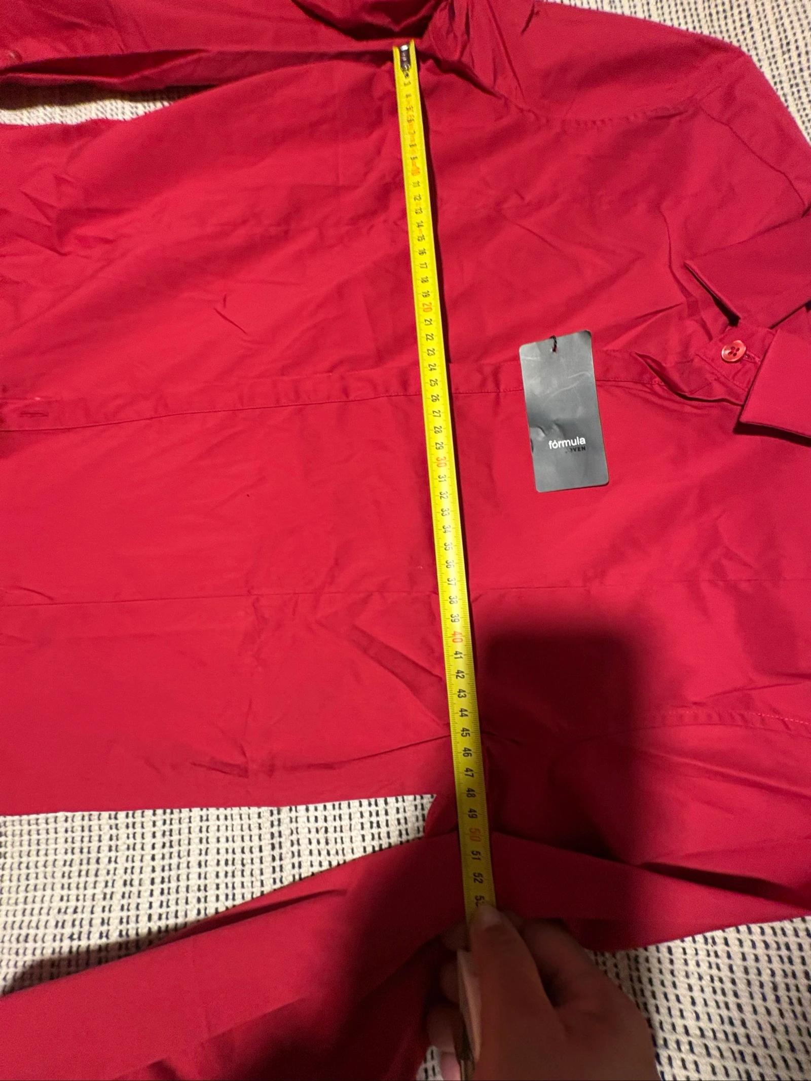 camisa hombre roja Formula Joven El Corte Ingles L slim fit shirt chemise hemden – photo 8